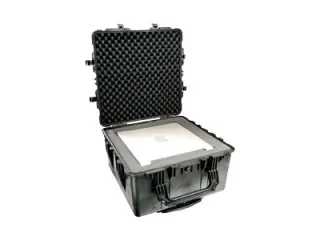 1640 TRANSPORT CASE BLK W/FOAM  W/WHEELS 23.7X24X13.9 PICK N PLUCK