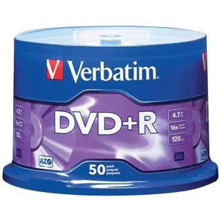 DVD+R 4.7GB 16X BRANDED 50PK SPINDLE