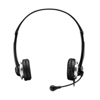 ADESSO USB HEADSET,  STEREO SOUND , NOISE CANCELLING ADJUSTABLE MICROPHONE, NOIS