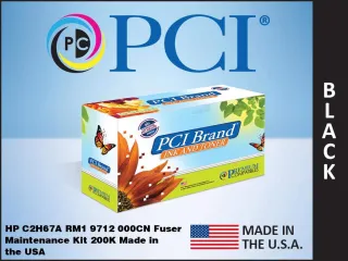 PCI BRAND ECO-FRIENDLY REMAN HP C2H67A RM1-9712 200K FUSER MAINTENANCE KIT FOR H