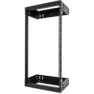 21U WALL MOUNT OPEN FRAME RACK  NETWORK EQUIPMENT PATCH PANEL RACK