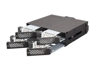 TOUGHARMOR MB607SP-B FULL METAL 4BAY 2.5 MOBILE RACK