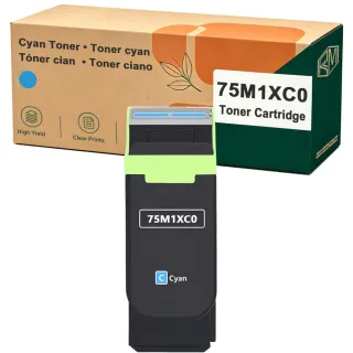 LEXMARK 75M1XC0 CYAN EXTRA HIGH YIELD RETURN PROGRAM TONER CARTRIDGE