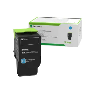 LEXMARK 78C1UCE CYAN CORPORATE TONER CARTRIDGE FOR USE IN CS521,CS/CX622 ESTIMAT