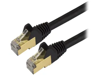 35FT BLACK CAT6A ETHERNET CABLE SNAGLESS RJ45 UTP PATCH CABLE CORD