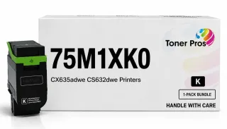 LEXMARK 75M1XK0 BLACK EXTRA HIGH YIELD RETURN PROGRAM TONER CARTRIDGE