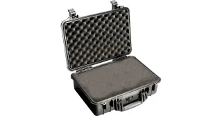 1500 HARD CASE BLACK WITH FOAM  16.75X11.18X6.12 PICK N PLUCK