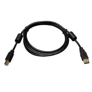 6FT USB HIGH SPEED CABLE M/M    USB 2.0 USB-A TO B FERRITE CHOKES