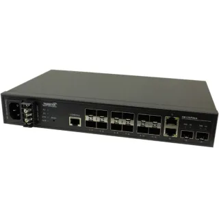 MGDFIBERSWCH 12-PORT100/1000SFP 2-PORT1G/10GSFP+ 2 10/100/1000B-T