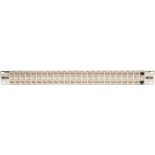 EATON TRIPP LITE SERIES 48-PORT 1U RACK-MOUNT STP SHIELDED CAT6A FEEDTHROUGH PAT