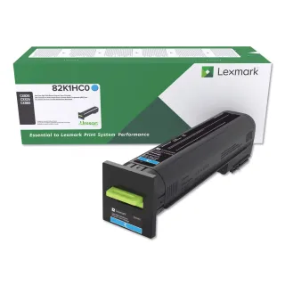 LEXMARK 82K1HC0 CYAN RETURN PROGRAM TONER CARTRIDGE