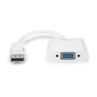 DISPLAYPORT TO VGA ADAPTER M/F  WHITE