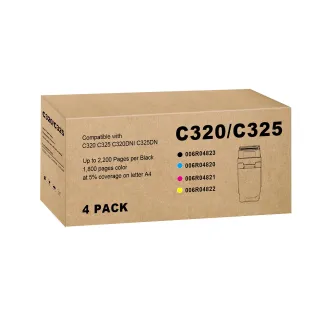 GENUINE XEROX BLACK STANDARD CAPACITY TONER CARTRIDGE, XEROX C325 COLOR PRINTER,