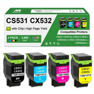LEXMARK 75M10M0 MAGENTA RETURN PROGRAM TONER CARTRIDGE