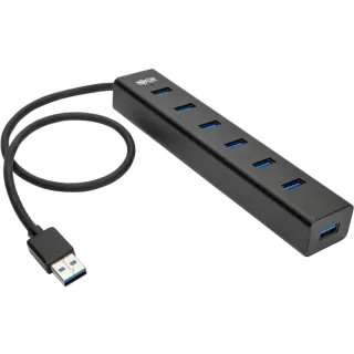 7PORT USB 3.0 SUPERSPEED HUB    SPLITTER PORTABLE ALUMINUM 5GBPS