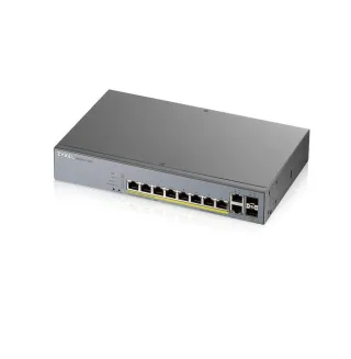 GS1350-12HP - 8-PORT GIGABIT POE+ L2 WEB MANAGED SWITCH (130W) W/2 SFP + 2 GBE U