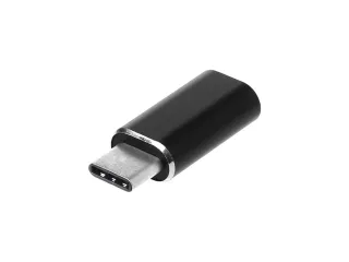 USBC MALE TO 8PIN FEMALE        ADAPT BLACK