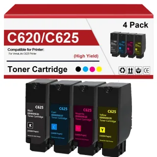 GENUINE XEROX BLACK HIGH CAPACITY TONER CARTRIDGE FOR THE VERSALINK C625 (USE &