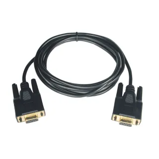 6FT NULL MODEM SERIAL DB9 CABLE GOLD CONNECTORS F/F
