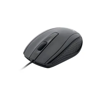 CORDED OPTICAL MOUSE BLACK