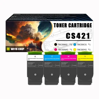 LEXMARK 78C00MG MAGENTA RETURN PROGRAM TONER CARTRIDGE TAA FOR USE IN CS/CX421,5