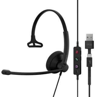IMPACT 100 MS MONO USB-C+A      HEADSET SINGLE SIDED