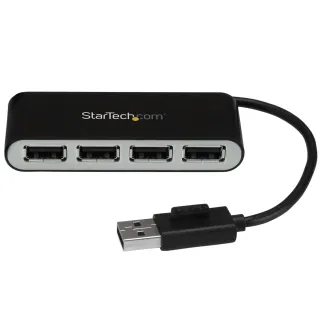 4 PORT USB 2.0 HUB - PORTABLE   MINI EXPANSION USB HUB SPLITTER