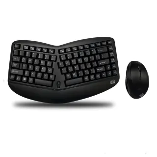 TRU-FORM MEDIA 1150 WIRELESS ERGO  MINI TRACKBALL KEYBOARD AND OPTICAL ERGO MOUS