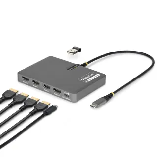 USB-C QUAD-MONITOR WORKSTATION  ADAPTER 4K 60HZ HDMI PD