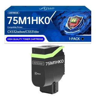 LEXMARK 75M1HK0 BLACK HIGH YIELD RETURN PROGRAM TONER CARTRIDGE