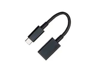 USBC MALE TO USB3 FEMALE        ADAPTER CHARGE AND DATA BLACK