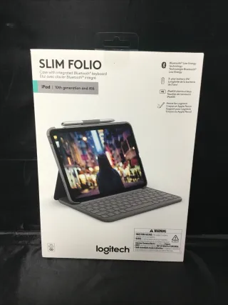 SLIM FOLIO FOR IPAD 10.9-INCH (10TH GENERATION) - OXFORD GREY.