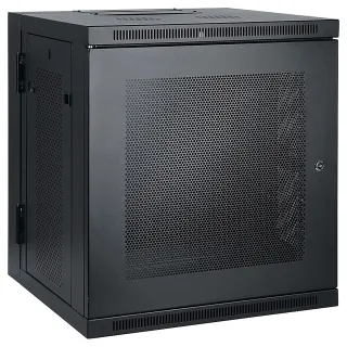 10U WALL MOUNT RACK ENCLOSURE   SERVER CABINET HINGED WALLMOUNT