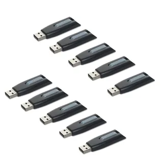 32GB STORE N GO V3 USB 3.2 GEN 1 FLASH DRIVE-10PK BUSINESS BULK-GRAY.