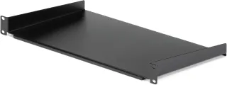 BLACK STANDARD UNIVERSAL SERVER RACK CABINET SHELF