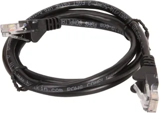 3FT CAT5E BLACK PATCH CORD      SNAGLESS ROHS