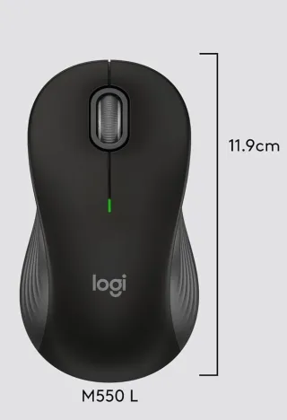 SIGNATURE M550 L BLUE MOUSE     FOR LARGE HANDS