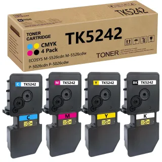 KYOCERA TK-5242C CYAN TONER CARTRIDGE FOR USE IN ECOSYS M5526CDW P5026CDW ESTIMA