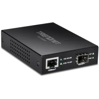 10GBASE-T TO SFP+ FIBER MEDIA CONVERTER