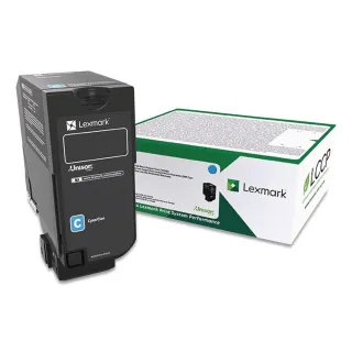 LEXMARK 74C00CG CYAN RETURN PROGRAM TONER CARTRIDGE TAA FOR USE IN CS720,CS/CX72