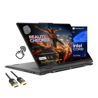 Lenovo ThinkBook 14 IAU Gen 5 2-IN-1 Core™ Ultra 5 225U 256GB SSD 16GB 14" WUXGA (1920x1200) TOUCHSCREEN IPS WIN11 Pro LUNA GREY Backlit Keyboard FP Reader Yoga Pen