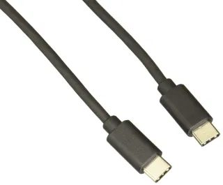 3FT/1M USB-C TO USB-C M/M CABLE USB 2.0 TYPE-C M/M BLACK