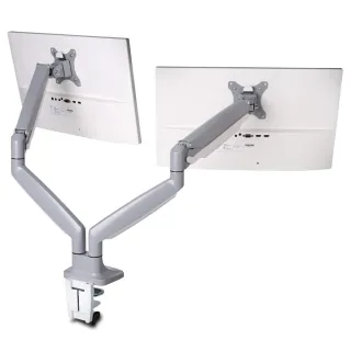 SMARTFIT  ONE-TOUCH HEIGHT ADJUSTABLE DUAL MONITOR ARM