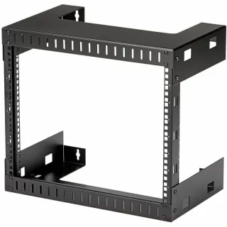 8U WALL MOUNT PATCH PANEL RACK  2 POST OPEN FRAME IT EQUIPMENT RACK