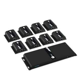 8PORT HDMI SPLITTER OVER CAT6   EXTENDER WITH IR 40M 1080P 130FT