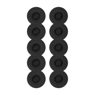 10PK LEATHERETTE EAR CUSHIONS L