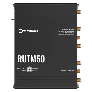 RUTM50 NORTH AMERICA / STANDARD PACKAGE WITH UNIVERSAL PSU, 5G BACKWARD COMPATIB