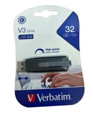 32GB FLASH DRIVE USB 3.0        STORE N GO V3 RETRACTABLE 49173