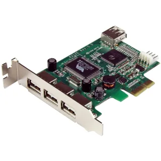 4 PORT USB 2.0 PCIE CARD LOW    PROFILE PCI EXPRESS EXPANSION CARD