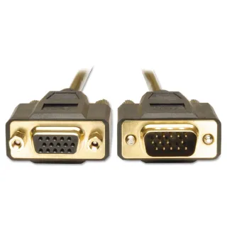 6FT VGA MONITOR EXTENSION CABLE 640 X 480 HD15 MOLDED M/F